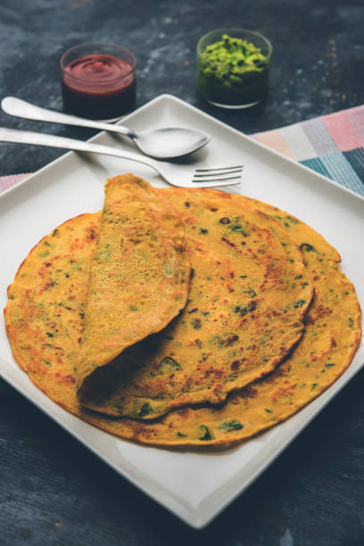 istock Chilla or Besan cheela or veg-omelette 1158832184