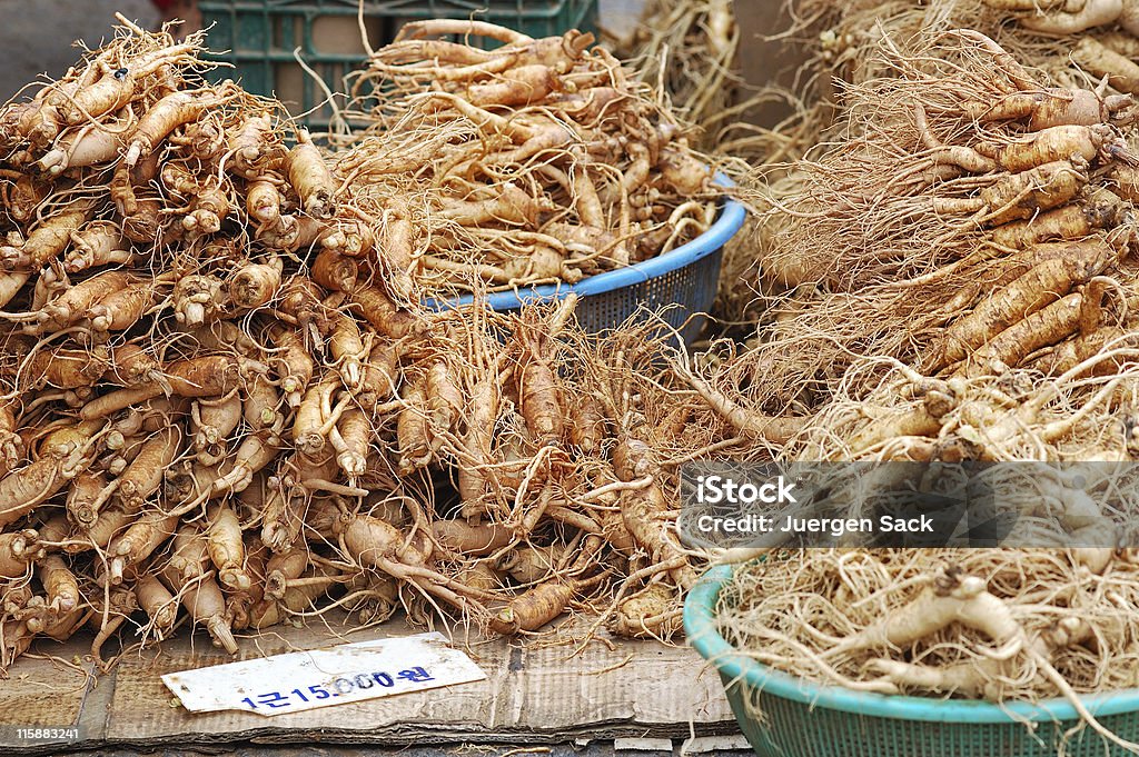 Koreanische Medizin - Lizenzfrei Ginseng Stock-Foto