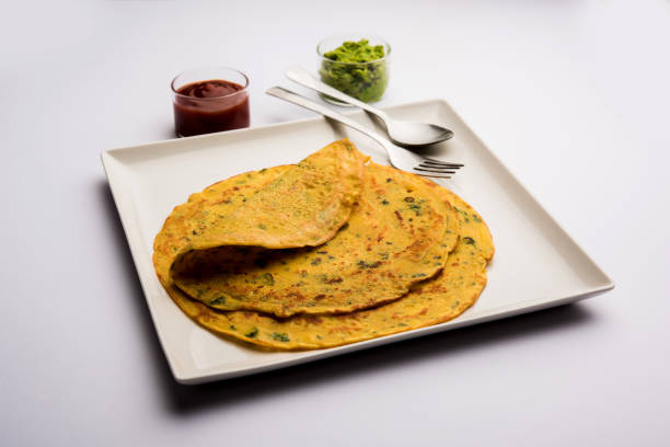 istock Chilla or Besan cheela or veg-omelette 1158832434