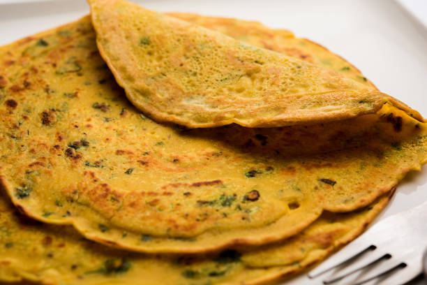 istock Chilla or Besan cheela or veg-omelette 1158832508