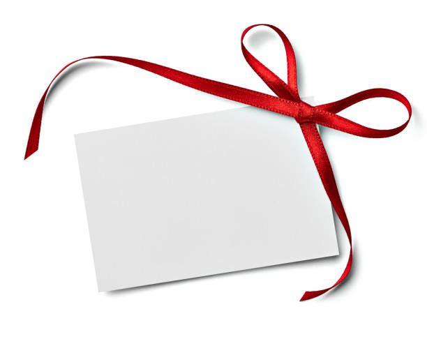 istock ribbon bow card note chirstmas celebration greeting 1158832553