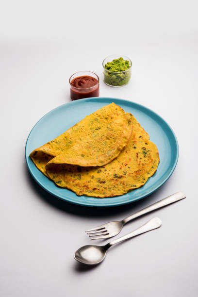 istock Chilla or Besan cheela or veg-omelette 1158833090
