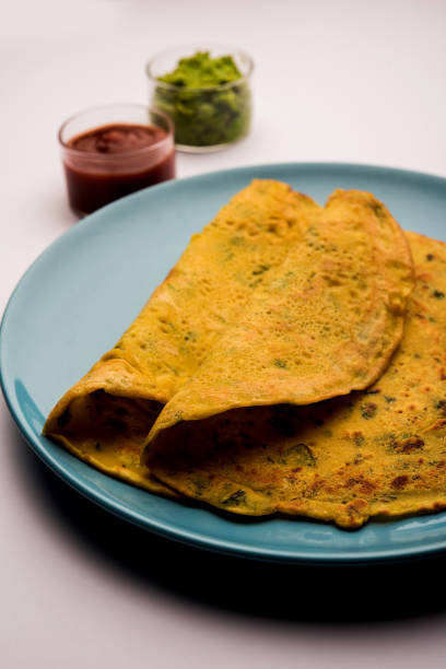istock Chilla or Besan cheela or veg-omelette 1158833135