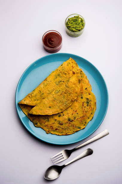 istock Chilla or Besan cheela or veg-omelette 1158833195