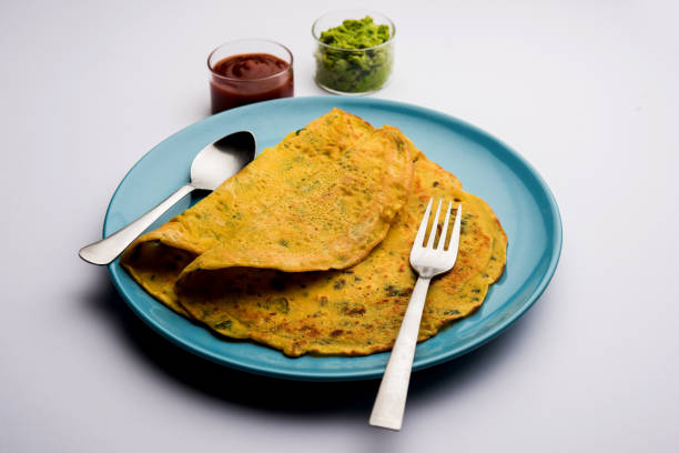 istock Chilla or Besan cheela or veg-omelette 1158833323