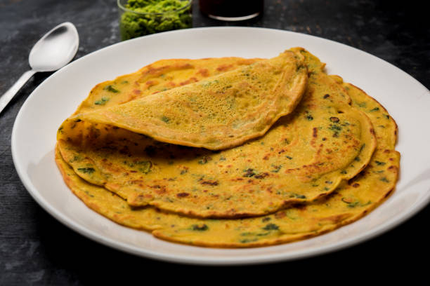 istock Chilla or Besan cheela or veg-omelette 1158833576