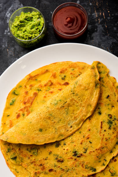istock Chilla or Besan cheela or veg-omelette 1158833719
