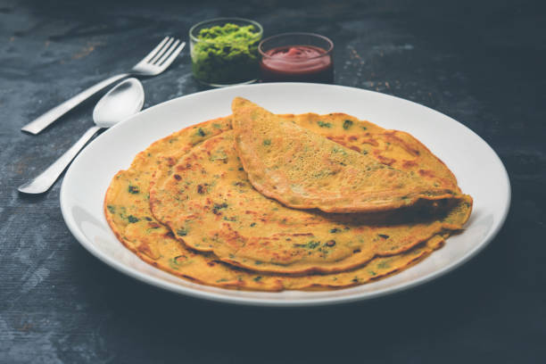 istock Chilla or Besan cheela or veg-omelette 1158833751