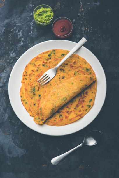 istock Chilla or Besan cheela or veg-omelette 1158833859