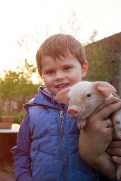 istock Me And My Cute Piggy 1158833930