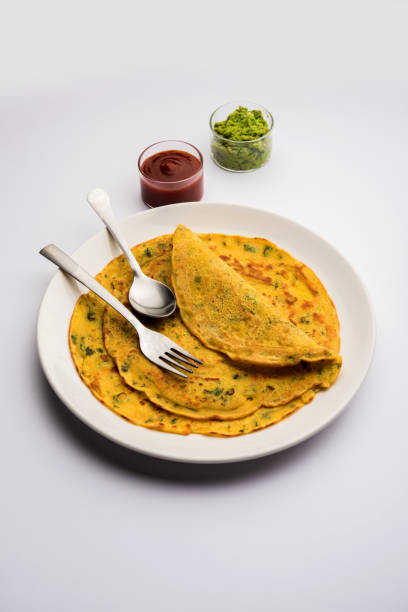 istock Chilla or Besan cheela or veg-omelette 1158834799