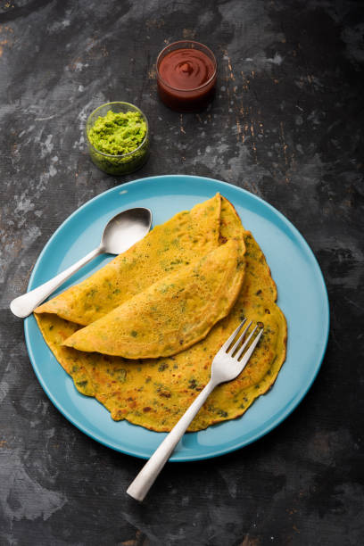 istock Chilla or Besan cheela or veg-omelette 1158836102