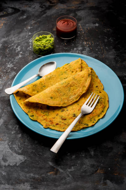 istock Chilla or Besan cheela or veg-omelette 1158836188