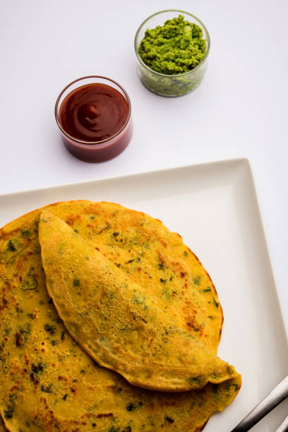 istock Chilla or Besan cheela or veg-omelette 1158837776