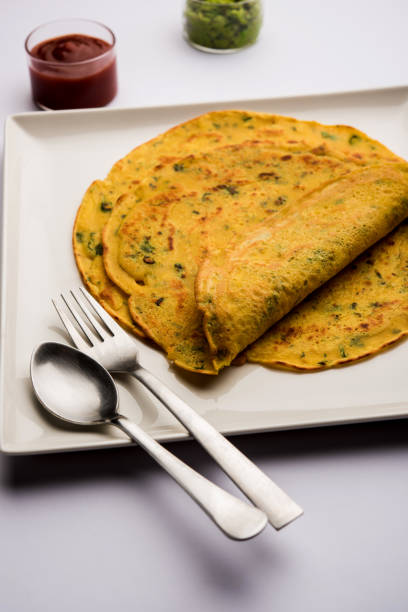 istock Chilla or Besan cheela or veg-omelette 1158837829