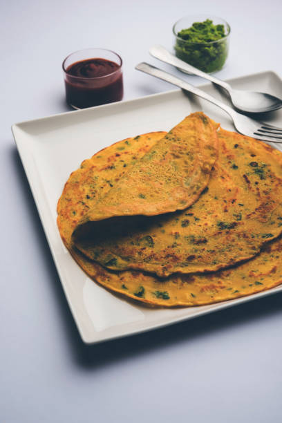 istock Chilla or Besan cheela or veg-omelette 1158837863
