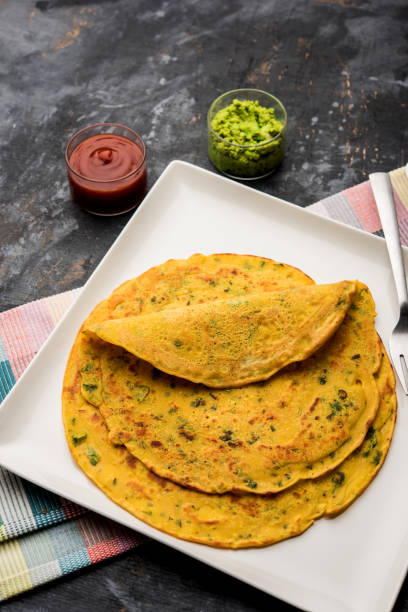 istock Chilla or Besan cheela or veg-omelette 1158838096