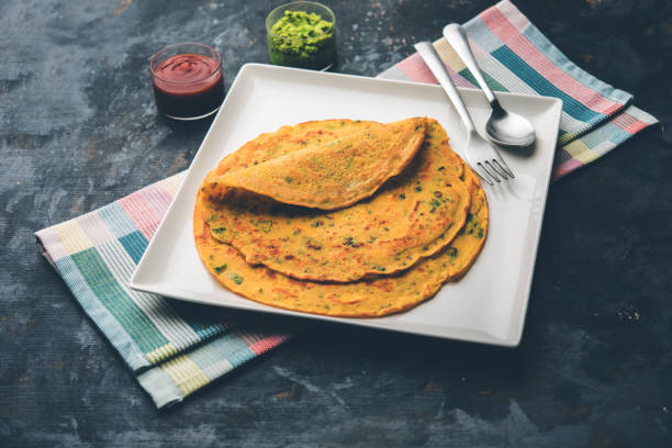 istock Chilla or Besan cheela or veg-omelette 1158839162