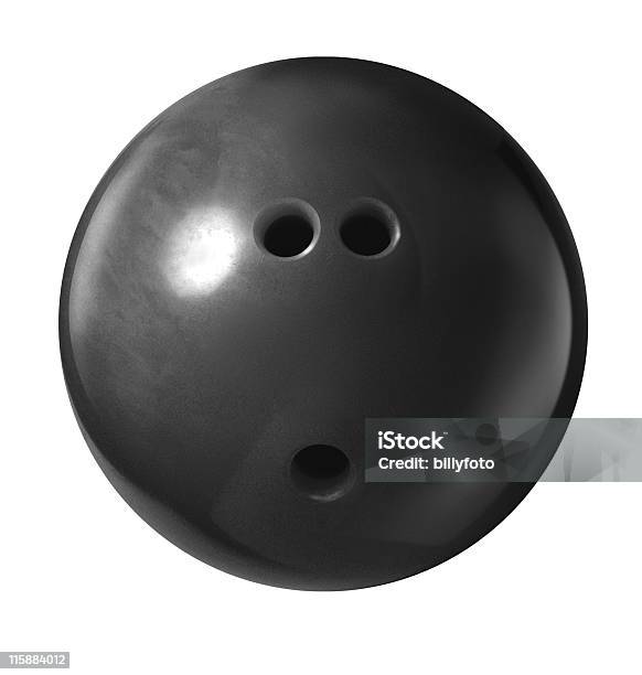 Bowling Ball Stock Photo - Download Image Now - Bowling Ball, Black Color, Cut Out