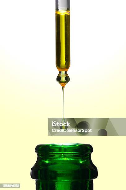 Pure Olive Oil Stock Photo - Download Image Now - Cooking Oil, Pipette, Drop