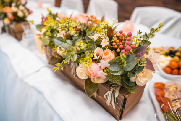 istock flowers in wooden box 1158843639
