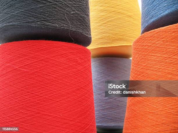 Fast Colors Stock Photo - Download Image Now - Ball Of Wool, Black Color, Blue