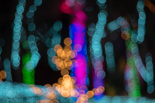 istock Abstract circular bokeh of light blurred 1158846287