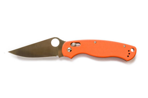 istock Knife with unique lock technology. Knife with fuse. 1158846750