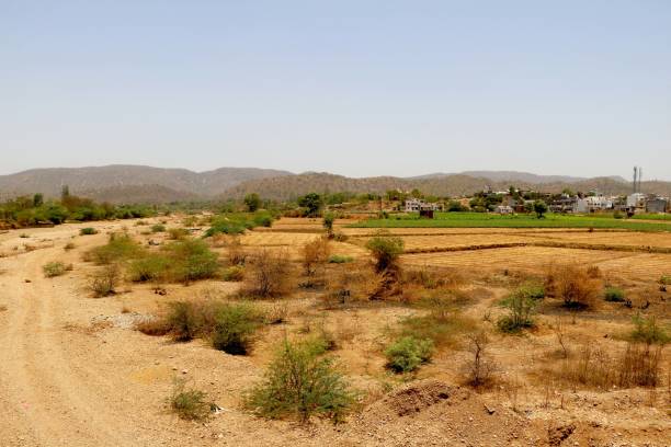istock Farm and city 1158847587
