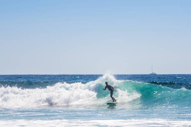 istock Surfing perfect waves in Tenerife. 1158847734