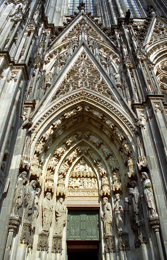 A side entrance into the Cathedral of Cologne