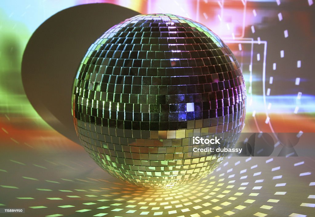 Discoball Lichter - Lizenzfrei Biegung Stock-Foto