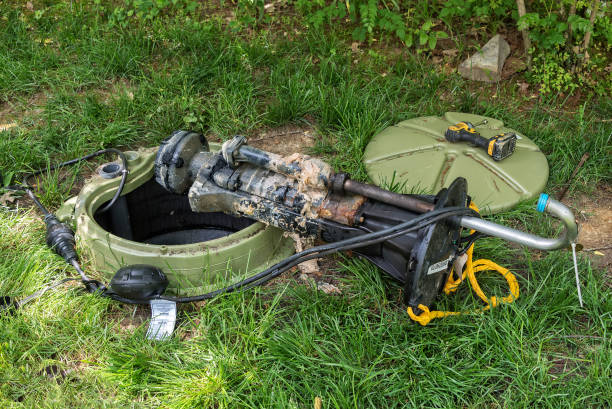 istock Sewer Grinder Pump In Need Of Repair 1158853524