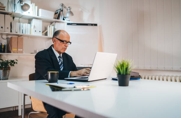 istock Businessman at the office 1158853758