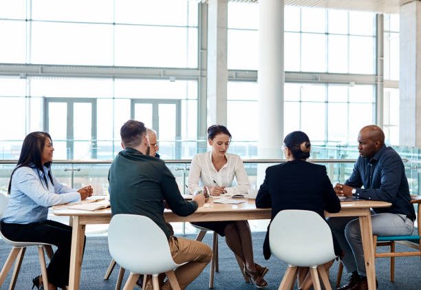 istock We're just touching base on a few topics today 1158854620