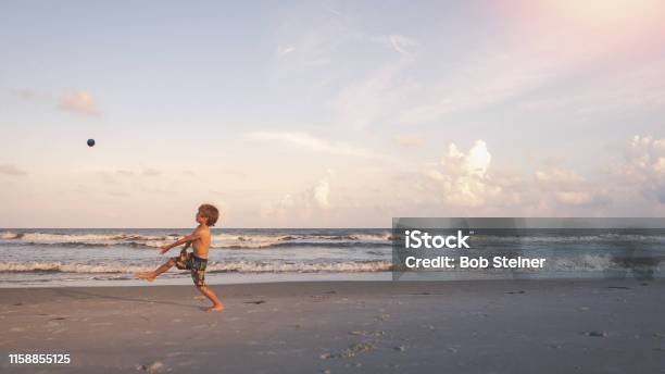 Beach Hacky Sack Stock Photo - Download Image Now - Action Figure, Beach, Coastline