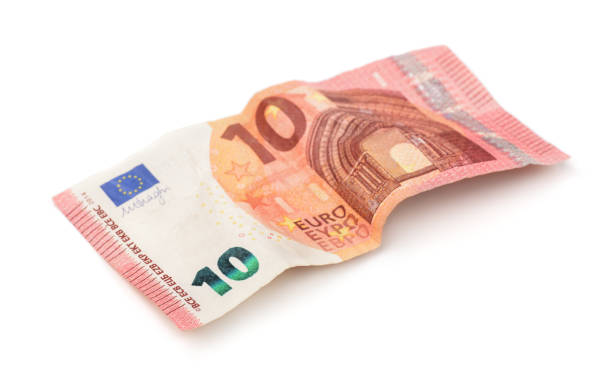 istock Crumpled ten euros banknote 1158857678