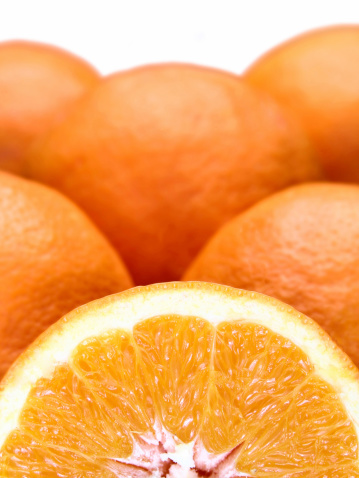 Fresh mediterranean oranges.