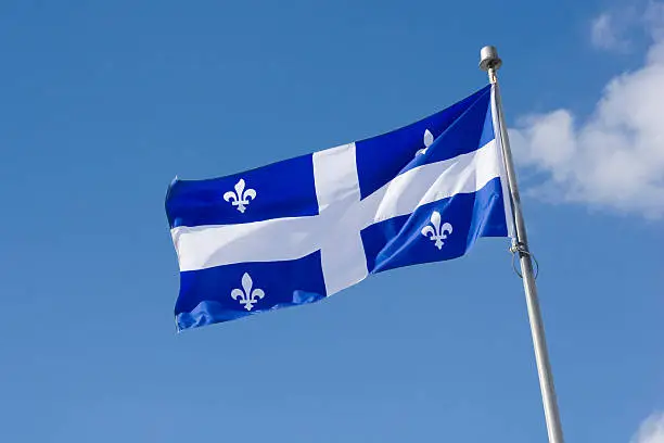 Photo of Quebec Provincial Flag