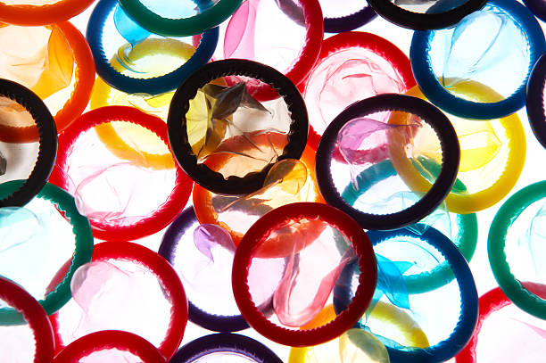 Color Condoms #9 stock photo