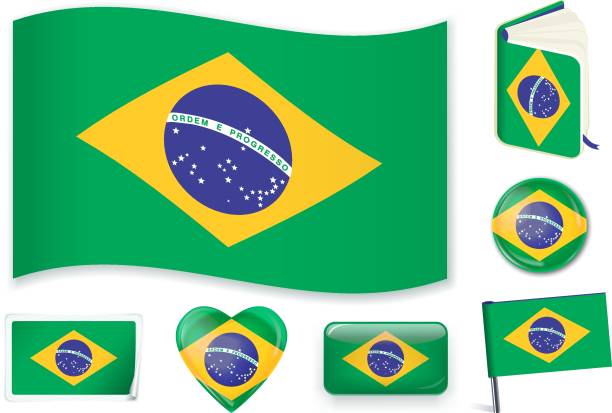 Brazilian_flag – Vektorgrafik