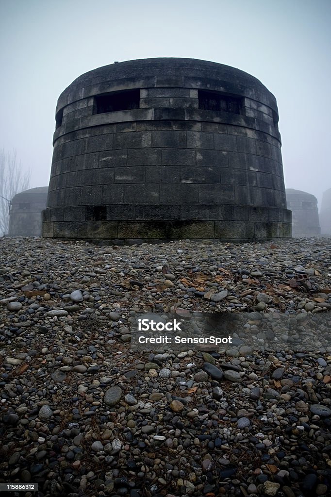 D day Three bunkers of spanish civil war (1936) World War II Stock Photo