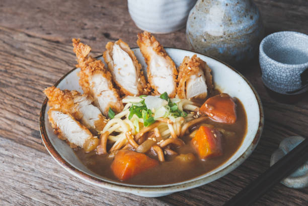 istock Japanese curry with udon noodle. 1158863741