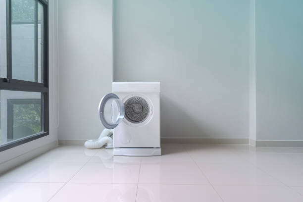 istock White washing machine in laundry room 1158863841