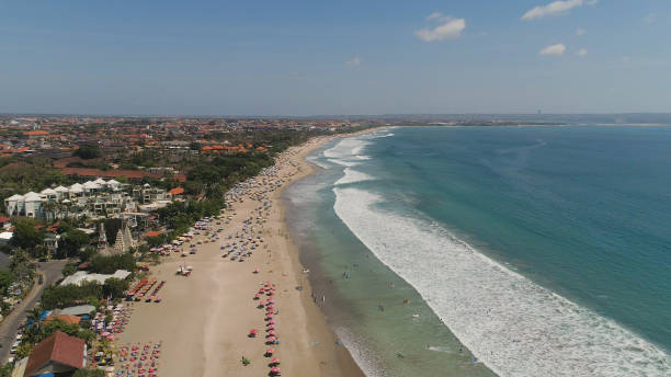 istock Aerial view beach, Bali, Kuta 1158875150
