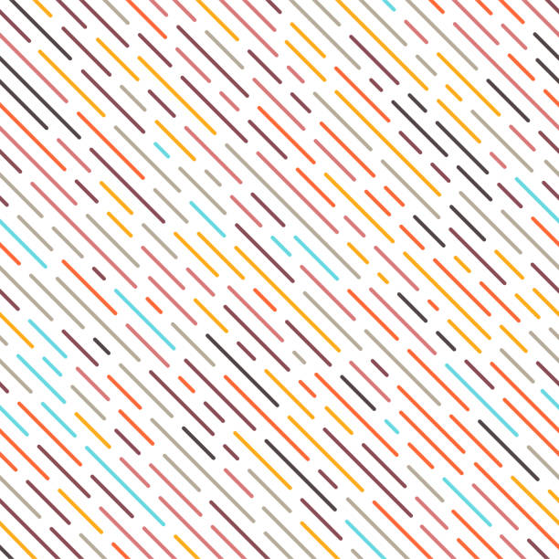 원활하고 최소한의 기하학적 벡터 패턴 디자인 - 한 줄로 일러스트 stock illustrations