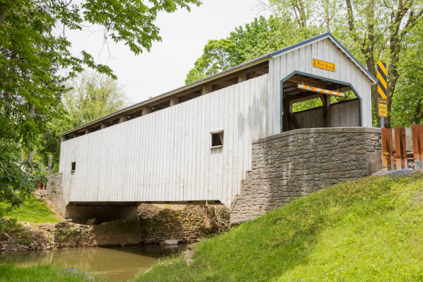 istock Keller's Mill Covered Bridge Lancaster County Pennsylvania 1158879522
