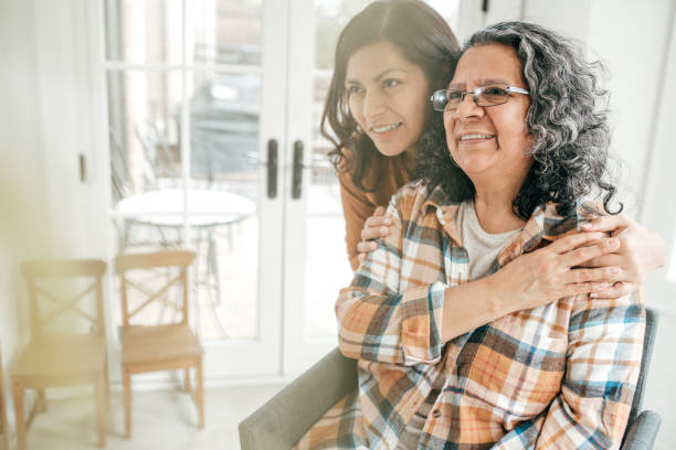 istock Mother and daughter at home 1158879657