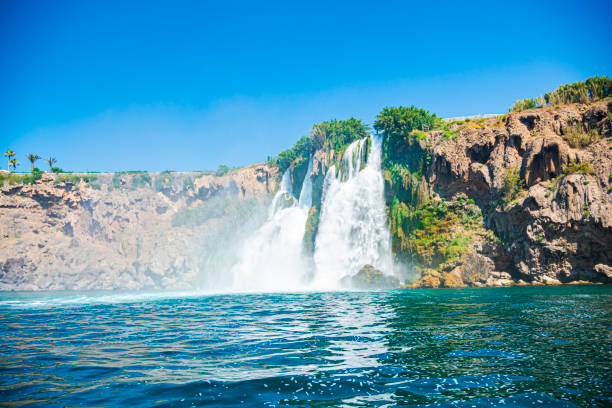 istock Amazing Waterfall in Antalya , Turkey 1158888632