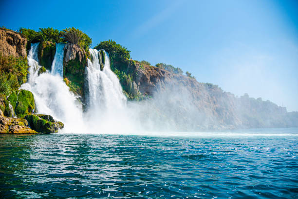 istock Amazing Waterfall in Antalya , Turkey 1158888666